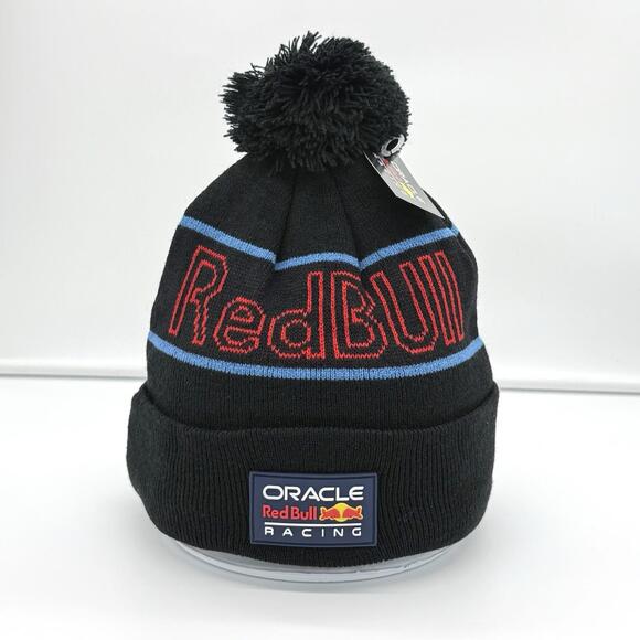 New Era Other - Oracle Red Bull Racing F1 Beanie Pom Hat New Era Blue One Size Fit All Y2K NWT